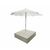 Pallet Lounge - White inc Umbrella