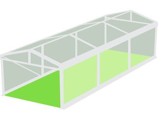 Clear Roof Pavilion - 4m x 9m