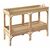 Cane Console Table