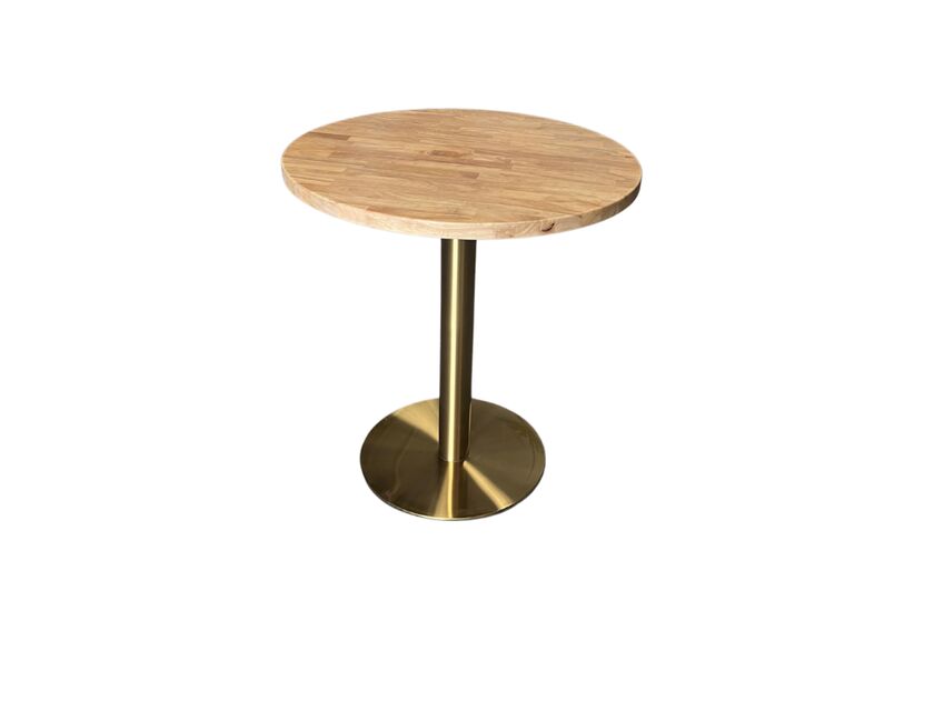 Eos Cafe Table - Round - Black Marble Effect