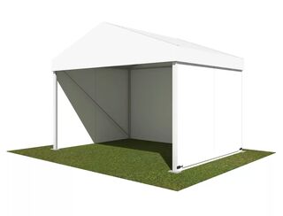 4m White Roof Pavilion - 4m x 3m