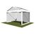 4m Clear Roof Pavilion - 4m x 3m