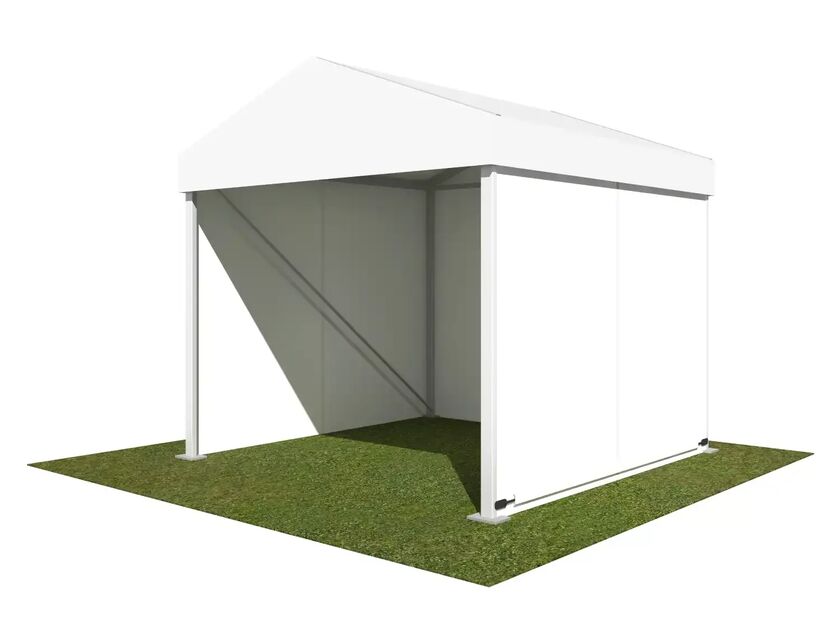 3m White Roof Pavilion - 3m x 3m