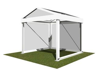3m Clear Roof Pavilion - 3m x 3m