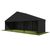 10m Black Roof, Black Frame Pavilion - 10m x 3m