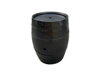 Black Wine Barrel