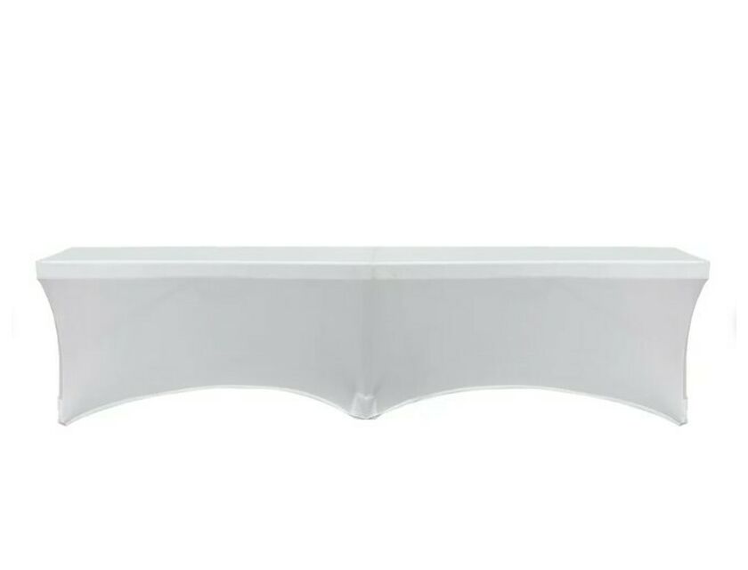 Lycra Bench Seat Cover - White