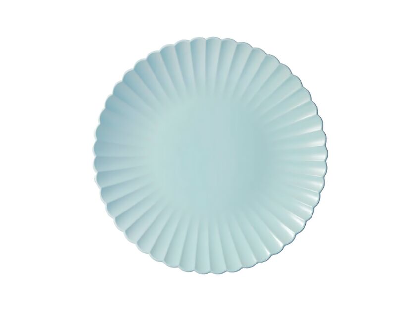 Shell Charger Plate - Blue
