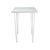 Hairpin Bar Table White