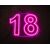 18 - Neon Sign - Hot Pink