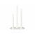 Three Stem Bud Vase - White