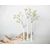 Three Stem Bud Vase - White