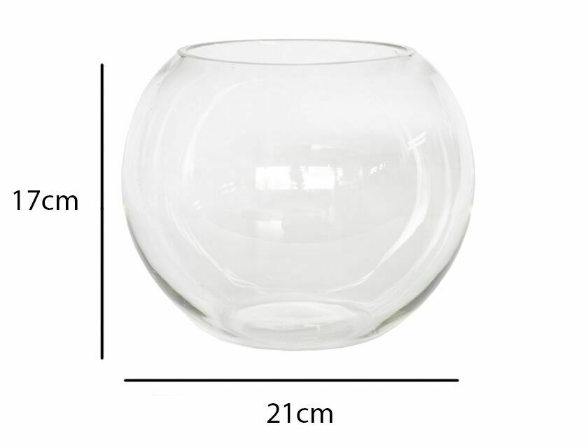 Fishbowl Glass Table Piece - Small