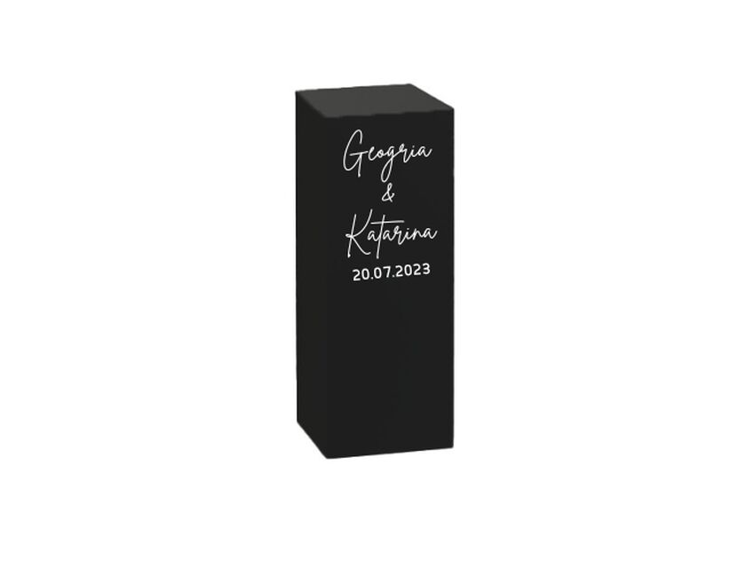 Personalised Plinths - Black - 50cm