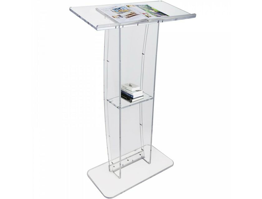 Lectern - Clear Acrylic