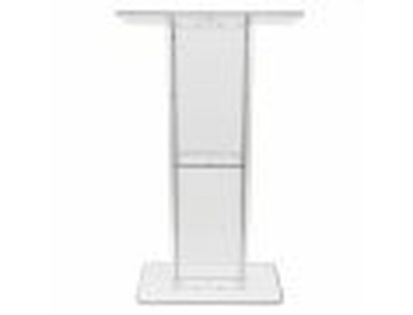 Personalised Lectern - Clear Acrylic