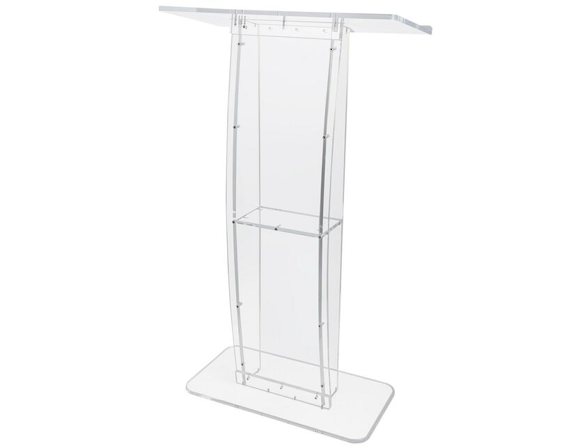 Personalised Lectern - Clear Acrylic