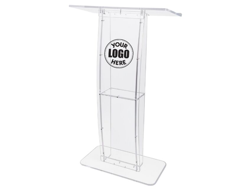 Personalised Lectern - Clear Acrylic