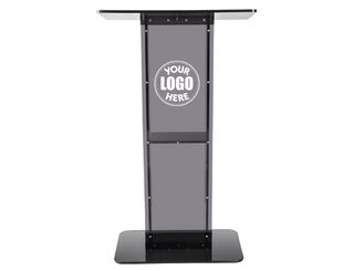 Personalised Lectern - Black Acrylic