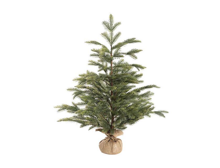 Traditional Pine Christmas Tree - Hessian Pot