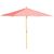 Striped Umbrella - Red