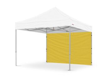 Pop Up Marquee Side Wall 3m- Yellow