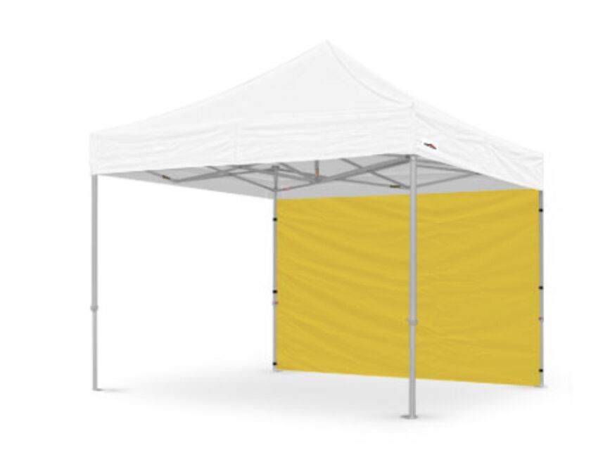 Pop Up Marquee Side Wall 3m- Yellow