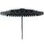 Scalloped Umbrella - Black