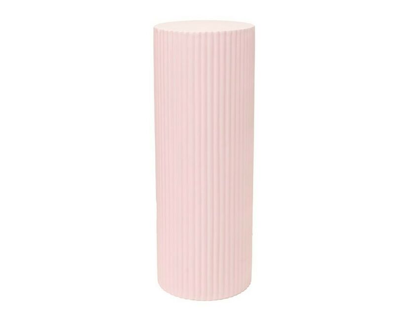 Pink Ripple Plinth - 90cm