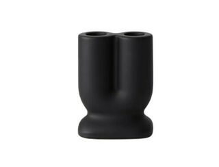 Isobel - Double Candle Holder - Black