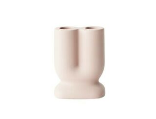 Isobel - Double Candle Holder - Pastel Pink