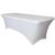 White Lycra 6ft Trestle Table Cover