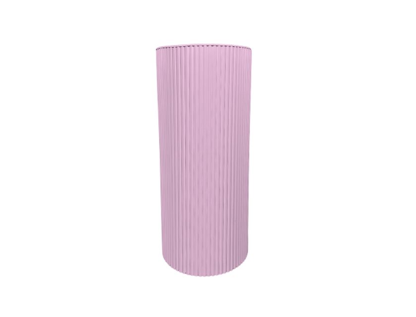 Pink Ripple Plinth - 75cm