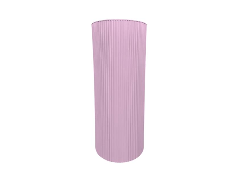 Pink Ripple Plinth - 90cm