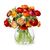 Ranunculus Mix - Red & Orange - 36cm