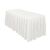 Table Skirt White - 6.5m long