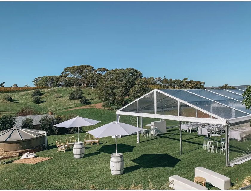 Clear Roof Pavilion - 10m x 12m