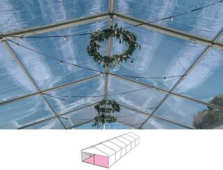 Clear Roof Pavilion - 6m x 18m