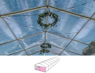 Clear Roof Pavilion - 6m x 21m
