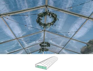 Clear Roof Pavilion - 10m x 33m