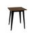 Tolix Cafe Tables - Black/ Natural