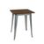 Tolix Cafe Tables - Black/ Natural