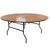 Round Wooden Trestle Table - 1.5m