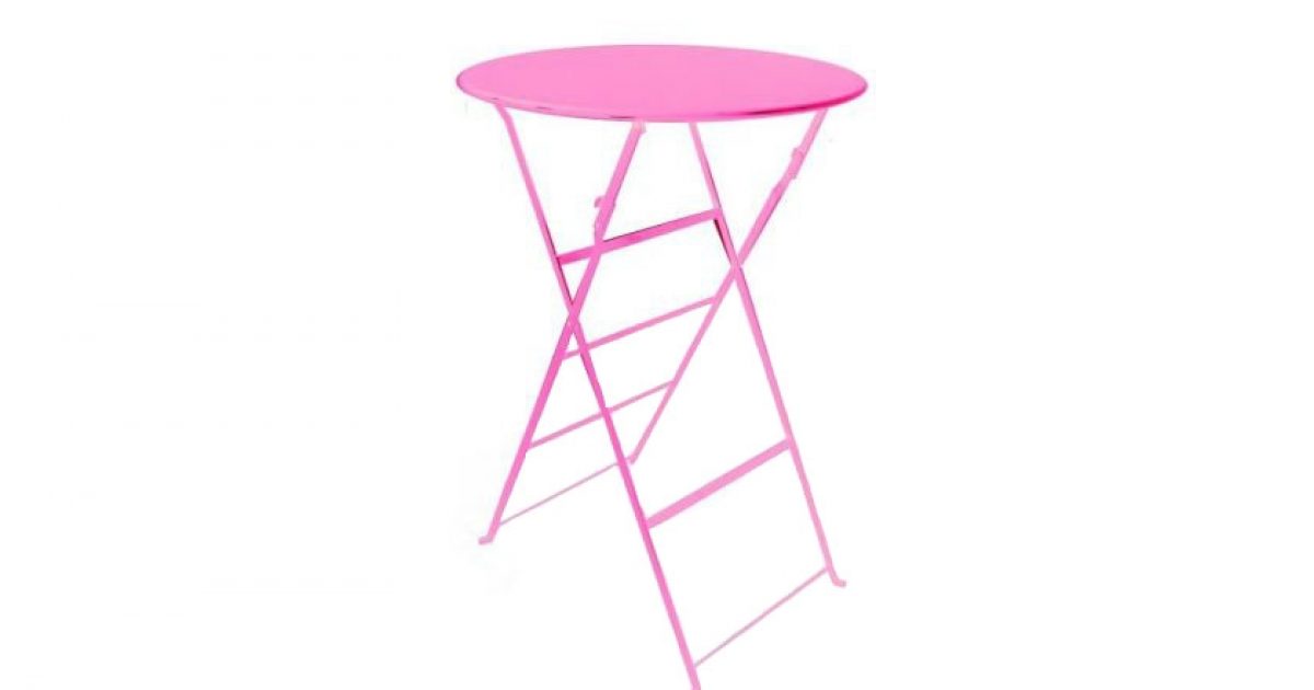 pink bar table