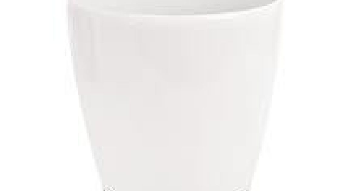 White Gloss Pot | Olympic Party Hire